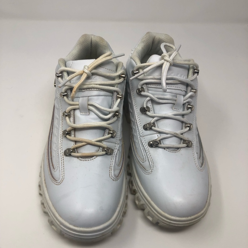 Lugz White 90s Y2k Dot Com Platform Sneakers Size… - image 5